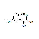 (R)-2-(2-Bromo-5-methoxyphenyl)-2-hydroxyacetic Acid