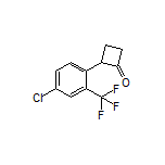 2-[4-Chloro-2-(trifluoromethyl)phenyl]cyclobutanone
