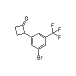 2-[3-Bromo-5-(trifluoromethyl)phenyl]cyclobutanone