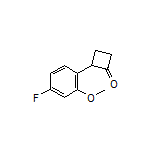 2-(4-Fluoro-2-methoxyphenyl)cyclobutanone