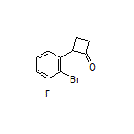 2-(2-Bromo-3-fluorophenyl)cyclobutanone