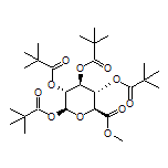 (2S,3R,4S,5S,6S)-6-(Methoxycarbonyl)tetrahydro-2H-pyran-2,3,4,5-tetrayl Tetrakis(2,2-dimethylpropanoate)