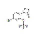 2-[4-Bromo-2-(trifluoromethoxy)phenyl]cyclobutanone