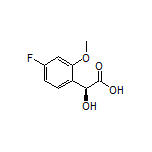 (S)-2-(4-Fluoro-2-methoxyphenyl)-2-hydroxyacetic Acid