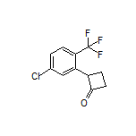 2-[5-Chloro-2-(trifluoromethyl)phenyl]cyclobutanone