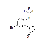 2-[5-Bromo-2-(trifluoromethoxy)phenyl]cyclobutanone