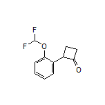 2-[2-(Difluoromethoxy)phenyl]cyclobutanone