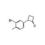 2-(3-Bromo-4-methylphenyl)cyclobutanone