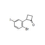 2-(2-Bromo-5-iodophenyl)cyclobutanone