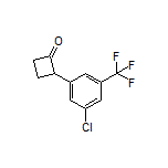 2-[3-Chloro-5-(trifluoromethyl)phenyl]cyclobutanone