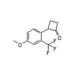 2-[4-Methoxy-2-(trifluoromethyl)phenyl]cyclobutanone