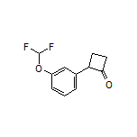 2-[3-(Difluoromethoxy)phenyl]cyclobutanone