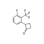 2-[3-Fluoro-2-(trifluoromethyl)phenyl]cyclobutanone