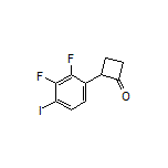 2-(2,3-Difluoro-4-iodophenyl)cyclobutanone