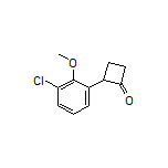 2-(3-Chloro-2-methoxyphenyl)cyclobutanone
