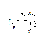 2-[2-Methoxy-5-(trifluoromethyl)phenyl]cyclobutanone