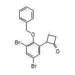 2-[2-(Benzyloxy)-3,5-dibromophenyl]cyclobutanone