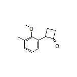 2-(2-Methoxy-3-methylphenyl)cyclobutanone