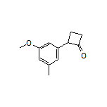 2-(3-Methoxy-5-methylphenyl)cyclobutanone