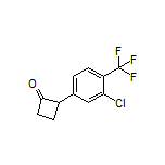 2-[3-Chloro-4-(trifluoromethyl)phenyl]cyclobutanone