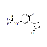 2-[2-Fluoro-5-(trifluoromethoxy)phenyl]cyclobutanone