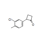 2-(3-Chloro-4-methylphenyl)cyclobutanone