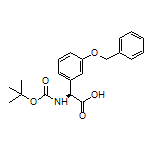 (S)-2-[3-(Benzyloxy)phenyl]-2-(Boc-amino)acetic Acid