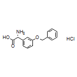 (R)-2-Amino-2-[3-(benzyloxy)phenyl]acetic Acid Hydrochloride
