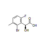 (S)-2-(2-Bromo-6-fluoro-3-methylphenyl)-2-hydroxyacetic Acid