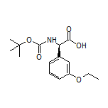 (R)-2-(Boc-amino)-2-(3-ethoxyphenyl)acetic Acid