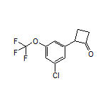 2-[3-Chloro-5-(trifluoromethoxy)phenyl]cyclobutanone
