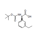 (R)-2-(Boc-amino)-2-(3-ethylphenyl)acetic Acid