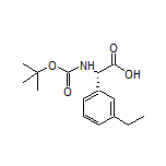 (S)-2-(Boc-amino)-2-(3-ethylphenyl)acetic Acid