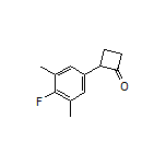 2-(4-Fluoro-3,5-dimethylphenyl)cyclobutanone