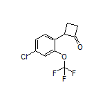 2-[4-Chloro-2-(trifluoromethoxy)phenyl]cyclobutanone