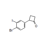 2-(4-Bromo-3-iodophenyl)cyclobutanone