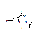 Methyl (2S,4S)-1-Boc-4-chloropyrrolidine-2-carboxylate