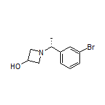 (R)-1-[1-(3-Bromophenyl)ethyl]azetidin-3-ol