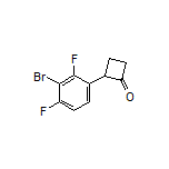 2-(3-Bromo-2,4-difluorophenyl)cyclobutanone
