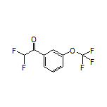 2,2-Difluoro-1-[3-(trifluoromethoxy)phenyl]ethanone