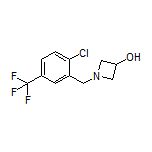 1-[2-Chloro-5-(trifluoromethyl)benzyl]azetidin-3-ol
