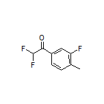 2,2-Difluoro-1-(3-fluoro-4-methylphenyl)ethanone