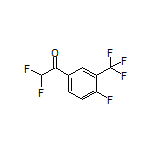 2,2-Difluoro-1-[4-fluoro-3-(trifluoromethyl)phenyl]ethanone