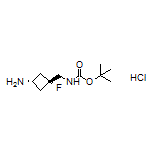 cis-3-[(Boc-amino)methyl]-3-fluorocyclobutanamine Hydrochloride