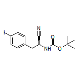 (S)-2-(Boc-amino)-3-(4-iodophenyl)propanenitrile