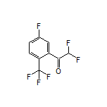2,2-Difluoro-1-[5-fluoro-2-(trifluoromethyl)phenyl]ethanone