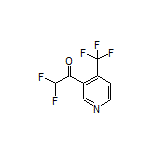 2,2-Difluoro-1-[4-(trifluoromethyl)pyridin-3-yl]ethanone