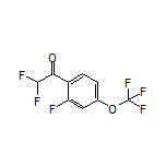 2,2-Difluoro-1-[2-fluoro-4-(trifluoromethoxy)phenyl]ethanone