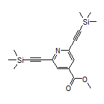 Methyl 2,6-Bis[(trimethylsilyl)ethynyl]isonicotinate