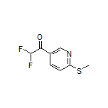 2,2-Difluoro-1-[6-(methylthio)pyridin-3-yl]ethanone
